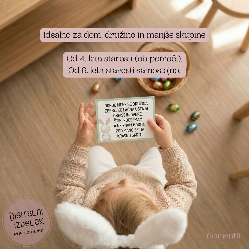 Velikonočni lov na zaklad za otroke – 20 namigov v rimah (PDF) - slika 2