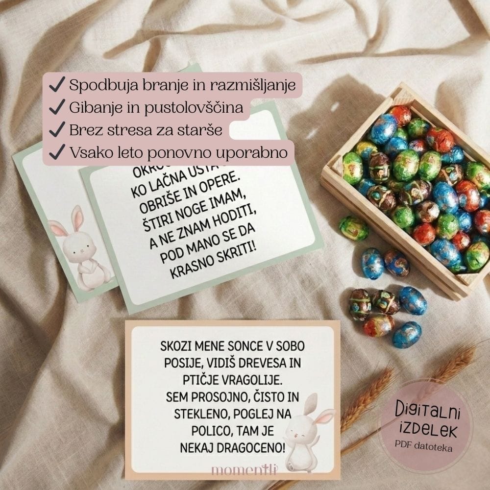 Velikonočni lov na zaklad za otroke – 20 namigov v rimah (PDF) - slika 4