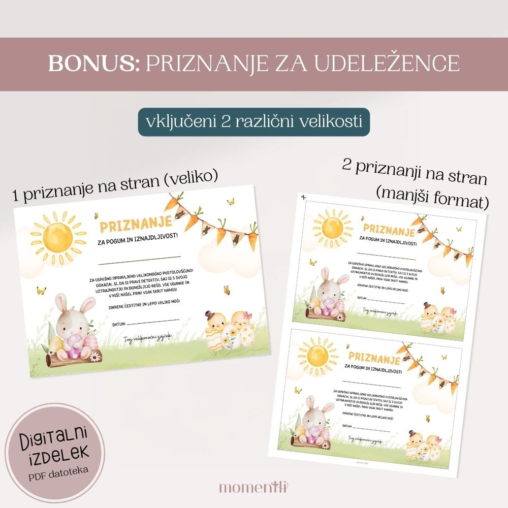Velikonočni lov na zaklad za otroke – 20 namigov v rimah (PDF) - slika 9