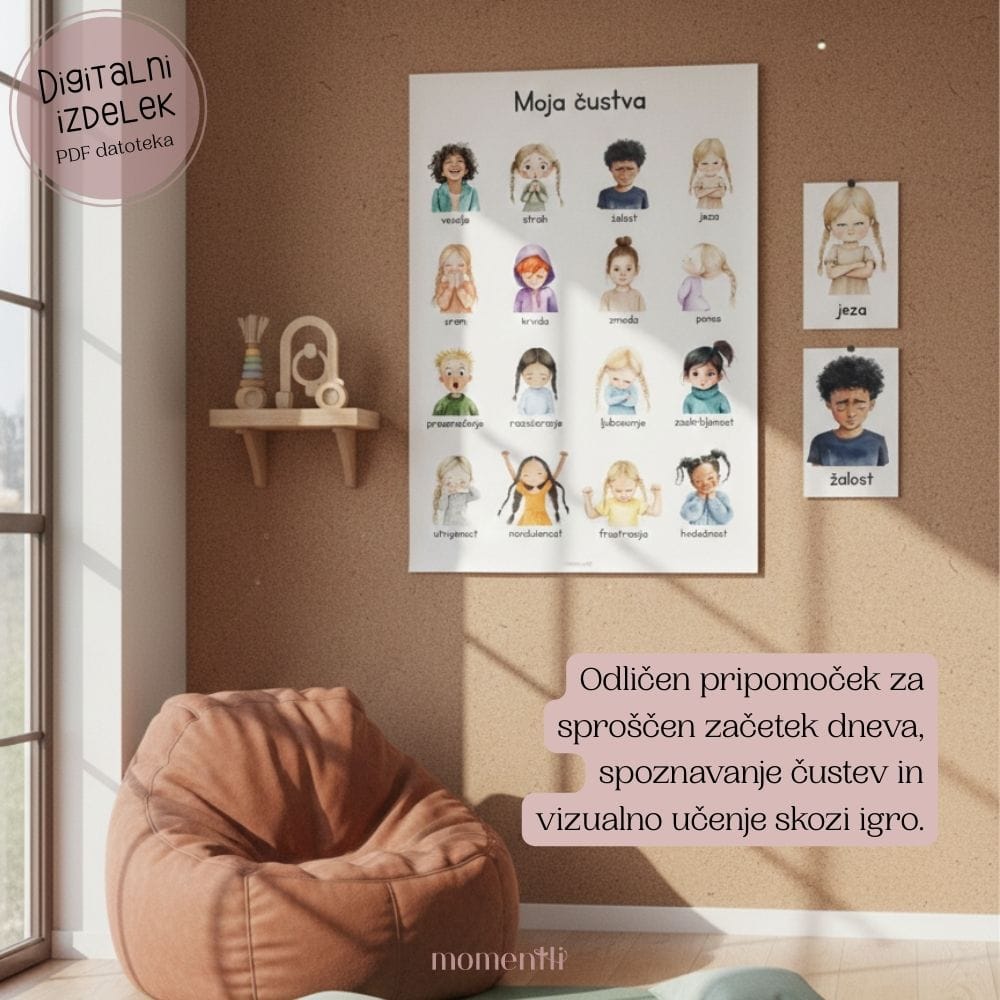 Kartice s čustvi za otroke - slika 7