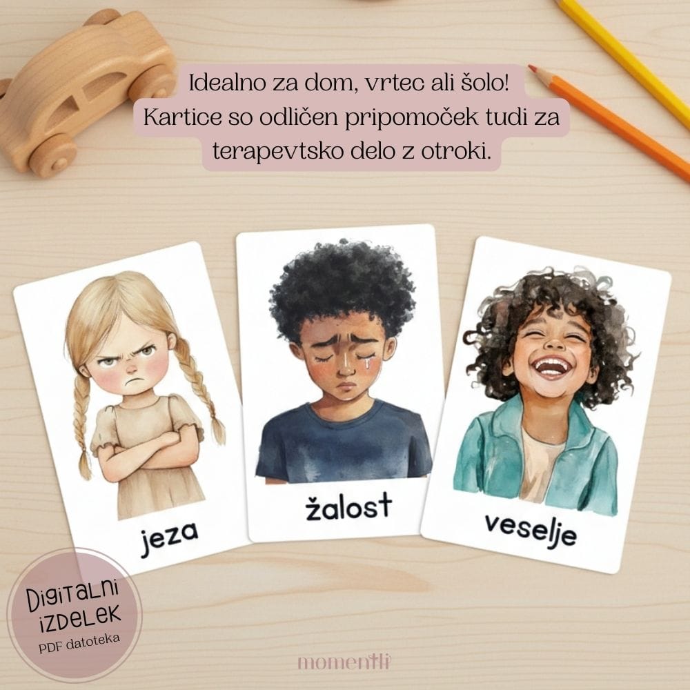 Kartice s čustvi za otroke - slika 5