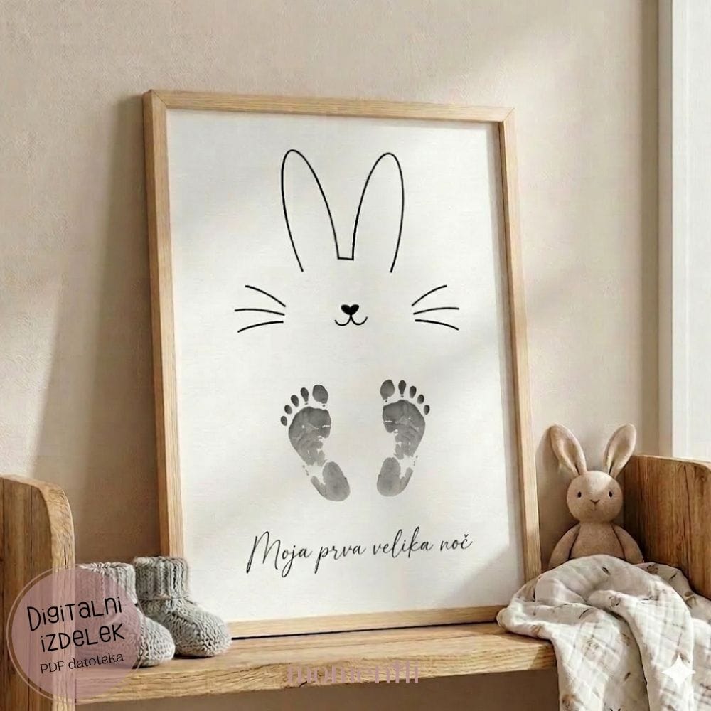 Velikonočni odtisi - moja prva velika noč