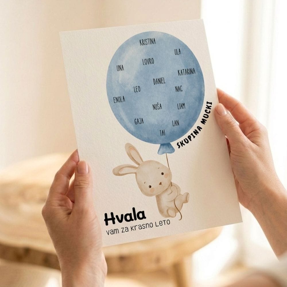 Zahvala -balon